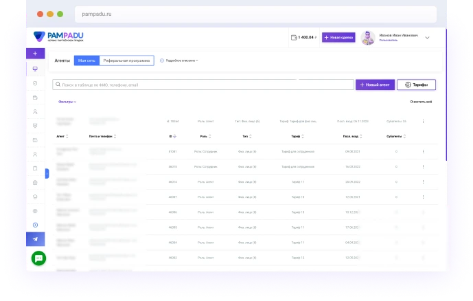 Вся сеть в одном кабинете - Пампаду