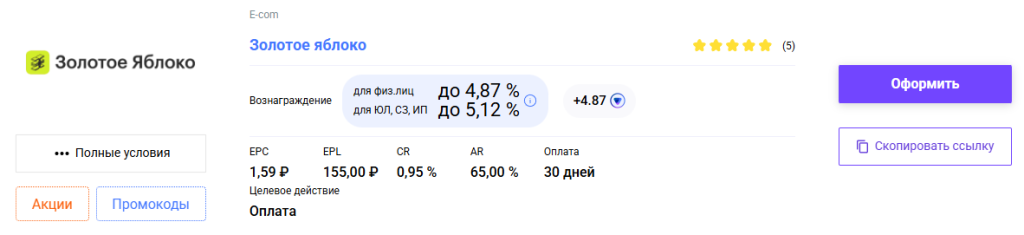 Золотое яблоко